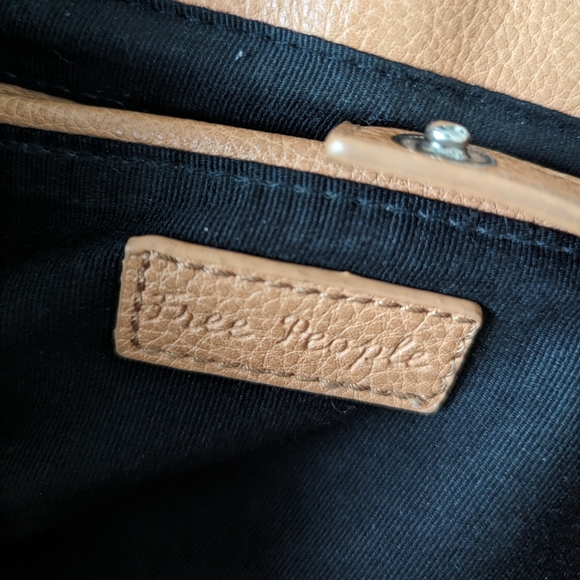 Free People Tan Leather Backpack - Picture 5 of 11